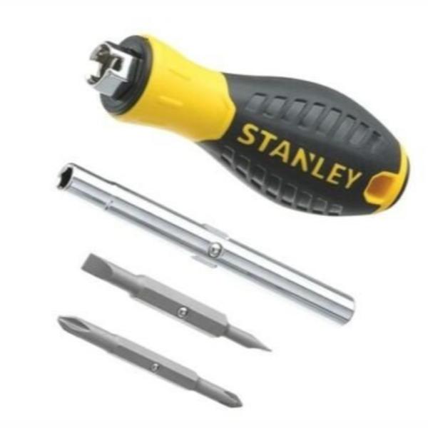 STANLEY® Screwdriver 6-Way Multi-Bit