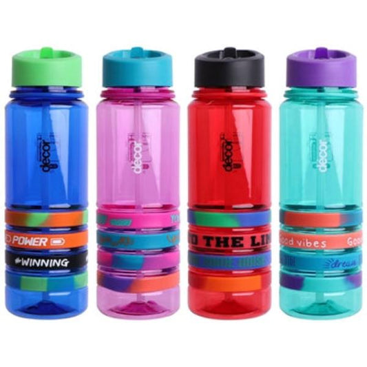 Decor Quad Bands Tritan Bottle 750ml assorted