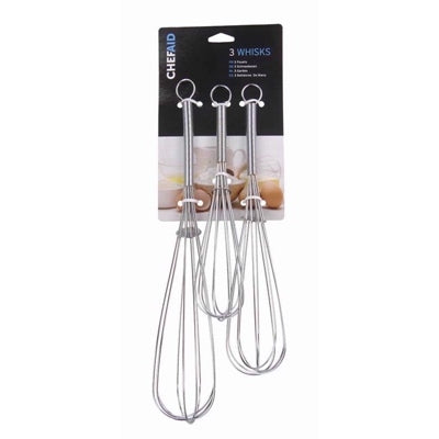 CHEF AID 3 WHISKS