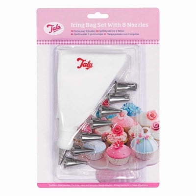 TALA ICING BAG SET W/8 NOZZLES