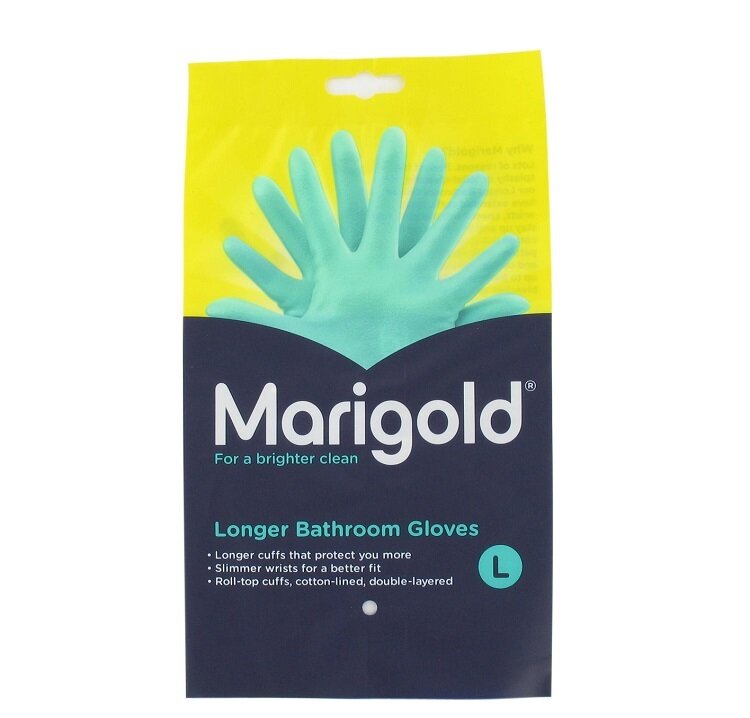 Marigold Longer Bathroom Gloves Large