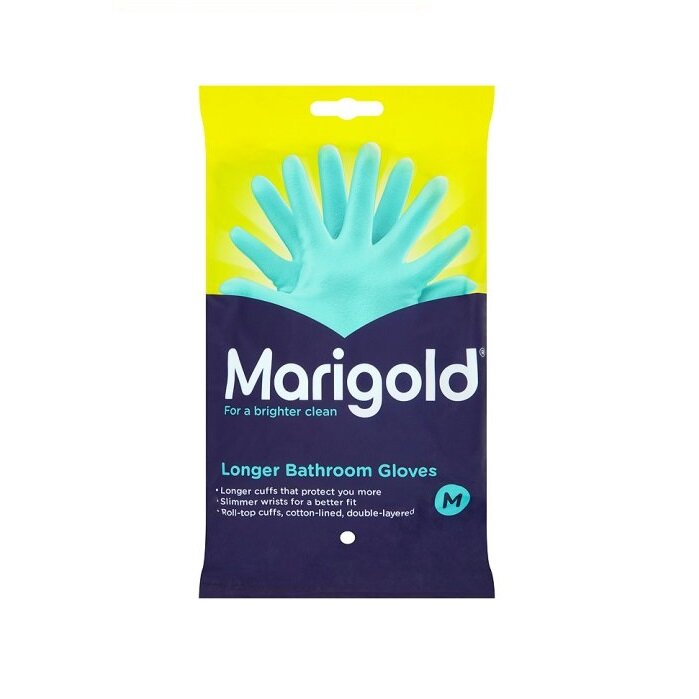 Marigold Longer Bathroom Gloves Medium