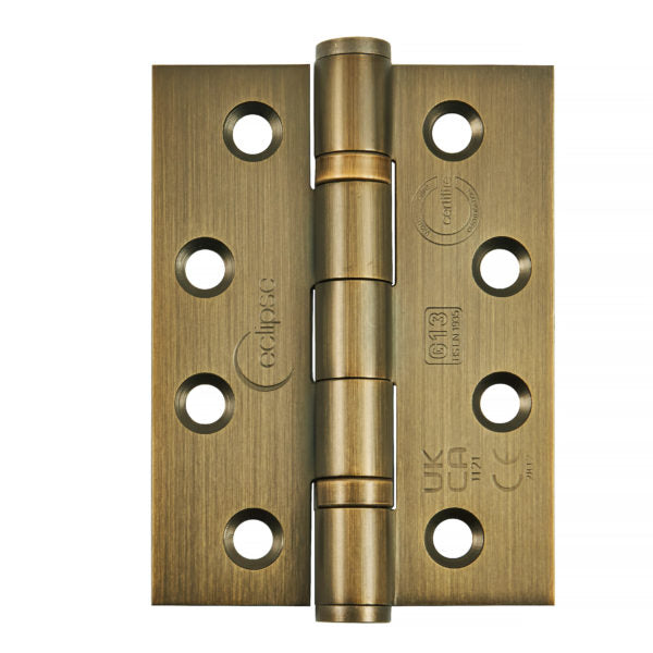 Grade 13 Ball Bearing Hinge Matt Antique Brass