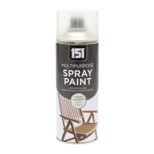 151 PAINT SPRAY 400ML CLEAR LACQUER