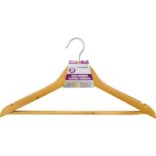 2pk Wooden Clothes Hanger