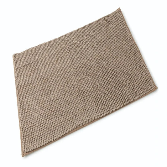 Microfibre Bath Mat Walnut 50x80cm