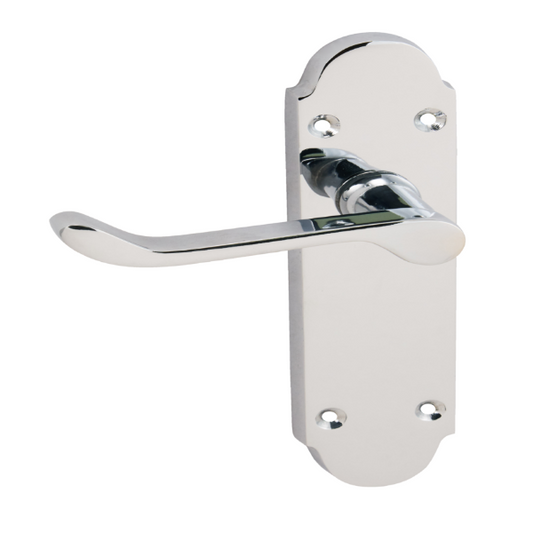 Chromaxe Lever On Backplate Polished Chrome