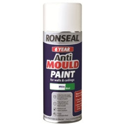 Ronseal 6 Year Quick Dry Anti Mould White 400ml Aerosol