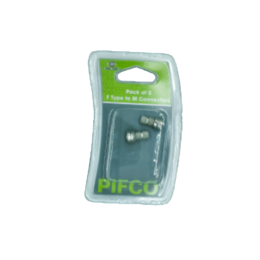 Pifco Type F Male Connectors 2 Pack