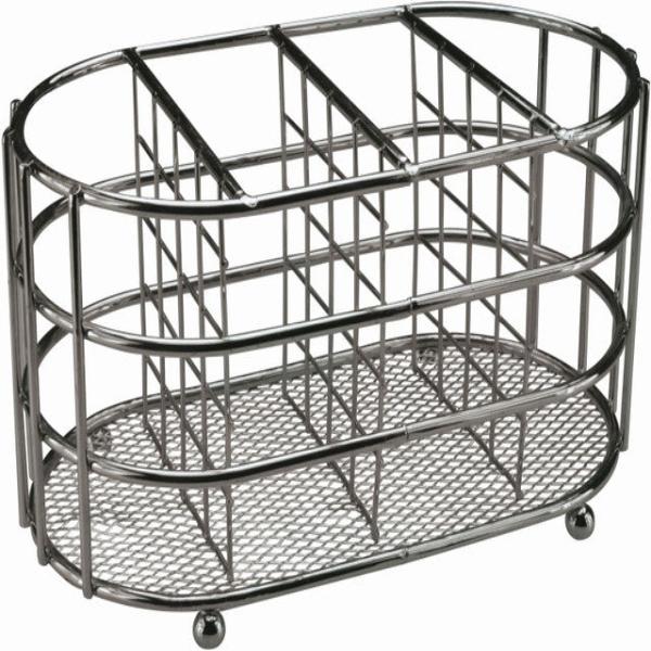 APOLLO Chrome Wire Ware Dip Cutlery Caddy