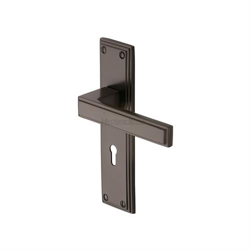 M.Marcus Atlantis Door Handle on Plate(Lever Lock)