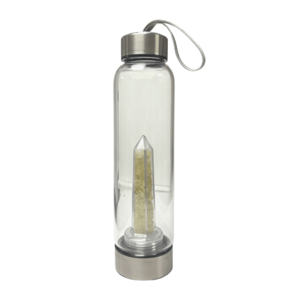 Citrine Crystal Water Bottle