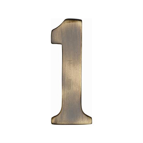 FRONT DOOR NUMBERS SELF ADHESIVE 51MM -C1568