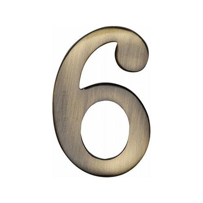 FRONT DOOR NUMBERS SELF ADHESIVE 51MM -C1568