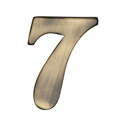 FRONT DOOR NUMBERS SELF ADHESIVE 51MM -C1568