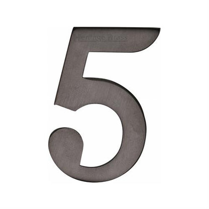 FRONT DOOR NUMBERS SELF ADHESIVE 51MM -C1568