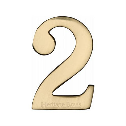 FRONT DOOR NUMBERS SELF ADHESIVE 51MM -C1568