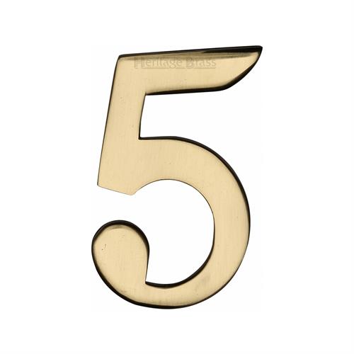 FRONT DOOR NUMBERS SELF ADHESIVE 51MM -C1568