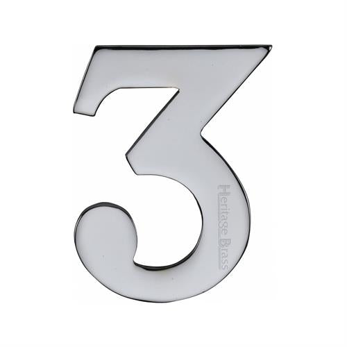 FRONT DOOR NUMBERS SELF ADHESIVE 51MM -C1568