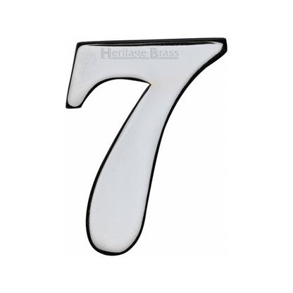 FRONT DOOR NUMBERS SELF ADHESIVE 51MM -C1568