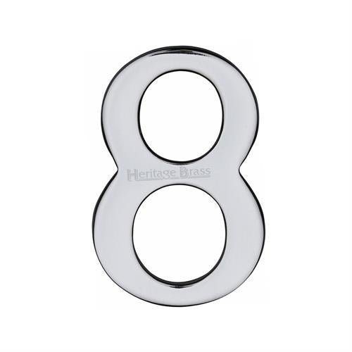 FRONT DOOR NUMBERS SELF ADHESIVE 51MM -C1568