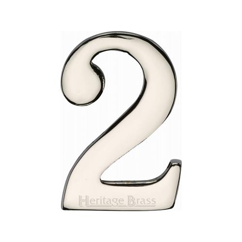 FRONT DOOR NUMBERS SELF ADHESIVE 51MM -C1568