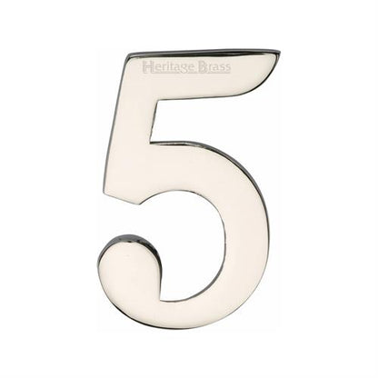 FRONT DOOR NUMBERS SELF ADHESIVE 51MM -C1568