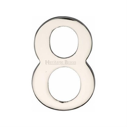 FRONT DOOR NUMBERS SELF ADHESIVE 51MM -C1568