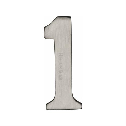 FRONT DOOR NUMBERS SELF ADHESIVE 51MM -C1568