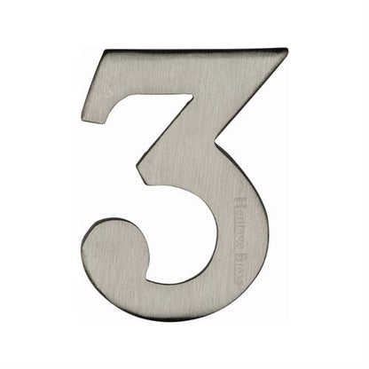 FRONT DOOR NUMBERS SELF ADHESIVE 51MM -C1568