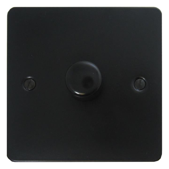 Flat Black LED Dimmer (1 Gang) - G+H FFB521