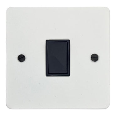 Flat White Light Switch (1 Gang) - G+H FW1W