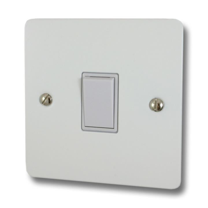 Flat White Light Switch (1 Gang) - G+H FW1W