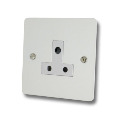 Flat White 5 Amp 3 Pin Socket - G+H FW59W