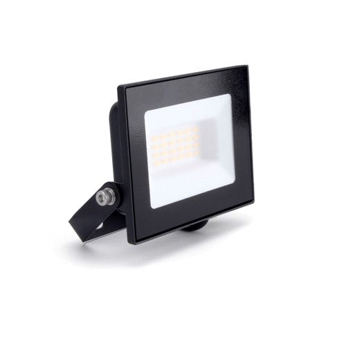 COMPACT SLIM FLOODLIGHT 20W 2000LM 3000K 120 BEAM 100LM/W IP65 IK08 INTEGRAL LED BLACK