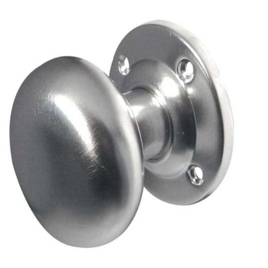 Jedo Kontrax Mushroom Mortice Door Knobs Satin Chrome