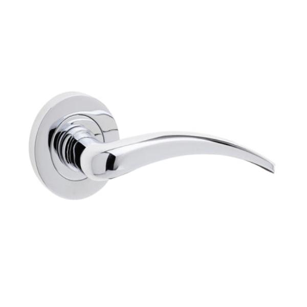 Gull Door Handles Polished Chrome