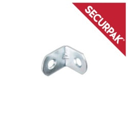 Securpak Zinc Plated Angle Bracket 19mm Pack 10