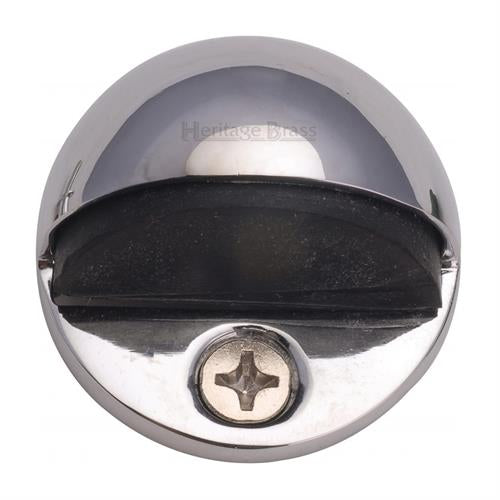 Round Shielded Floor Mounted Door Stop