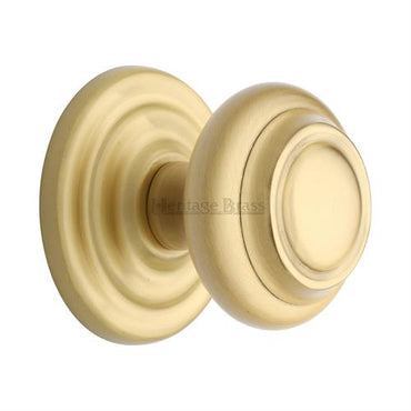 Stepped Round Centre Door Knob