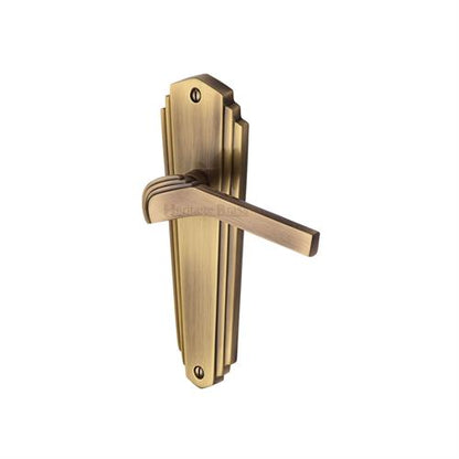 Waldorf Door Handle on Plate (Lever Latch)