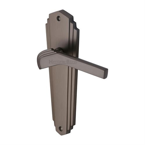 Waldorf Door Handle on Plate (Lever Latch)