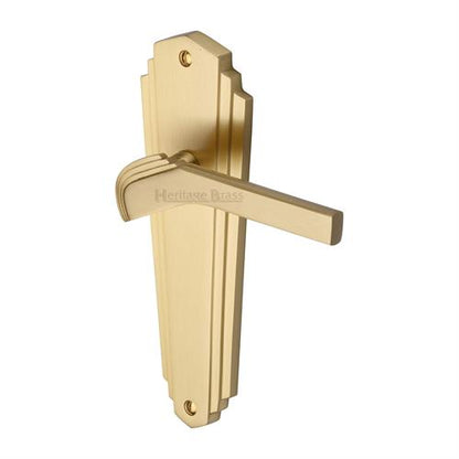 Waldorf Door Handle on Plate (Lever Latch)